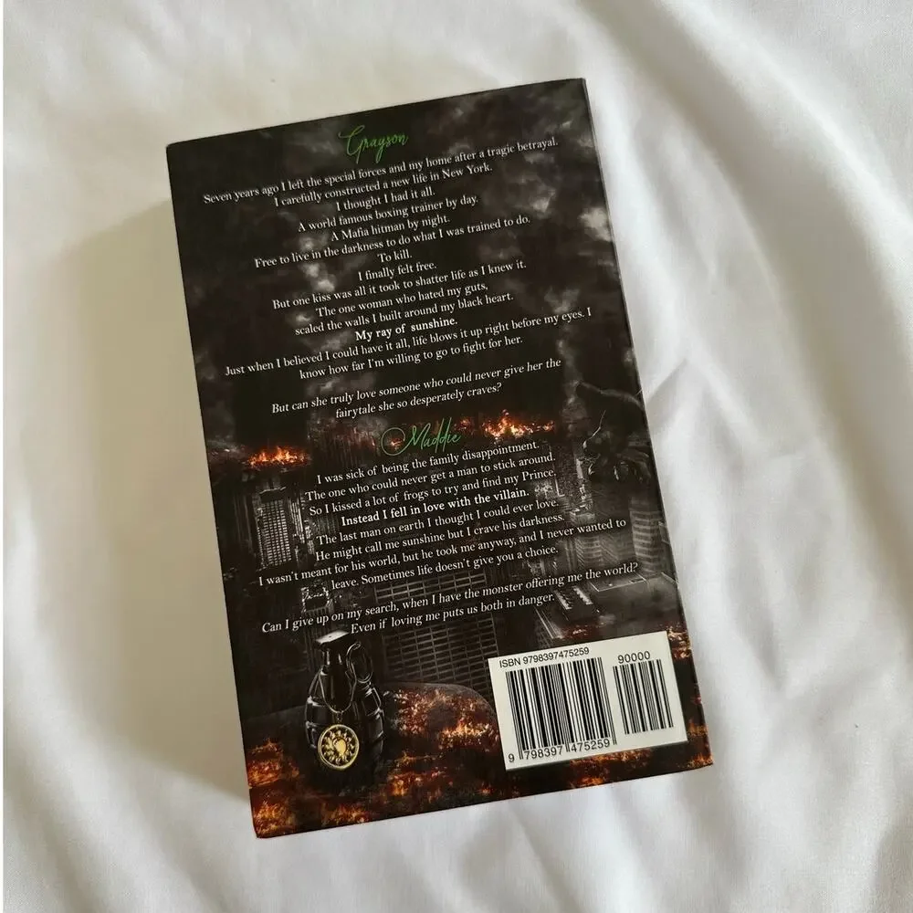 Detonate Luna Mason OOP Indie Paperback Beneath the Masks Book 2 Mafia Romance